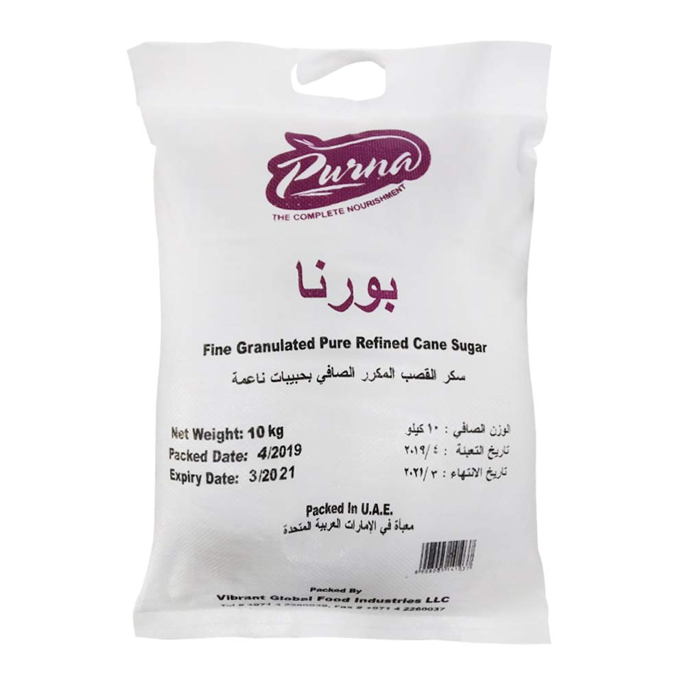 Purna White Crystal Sugar-10 KG