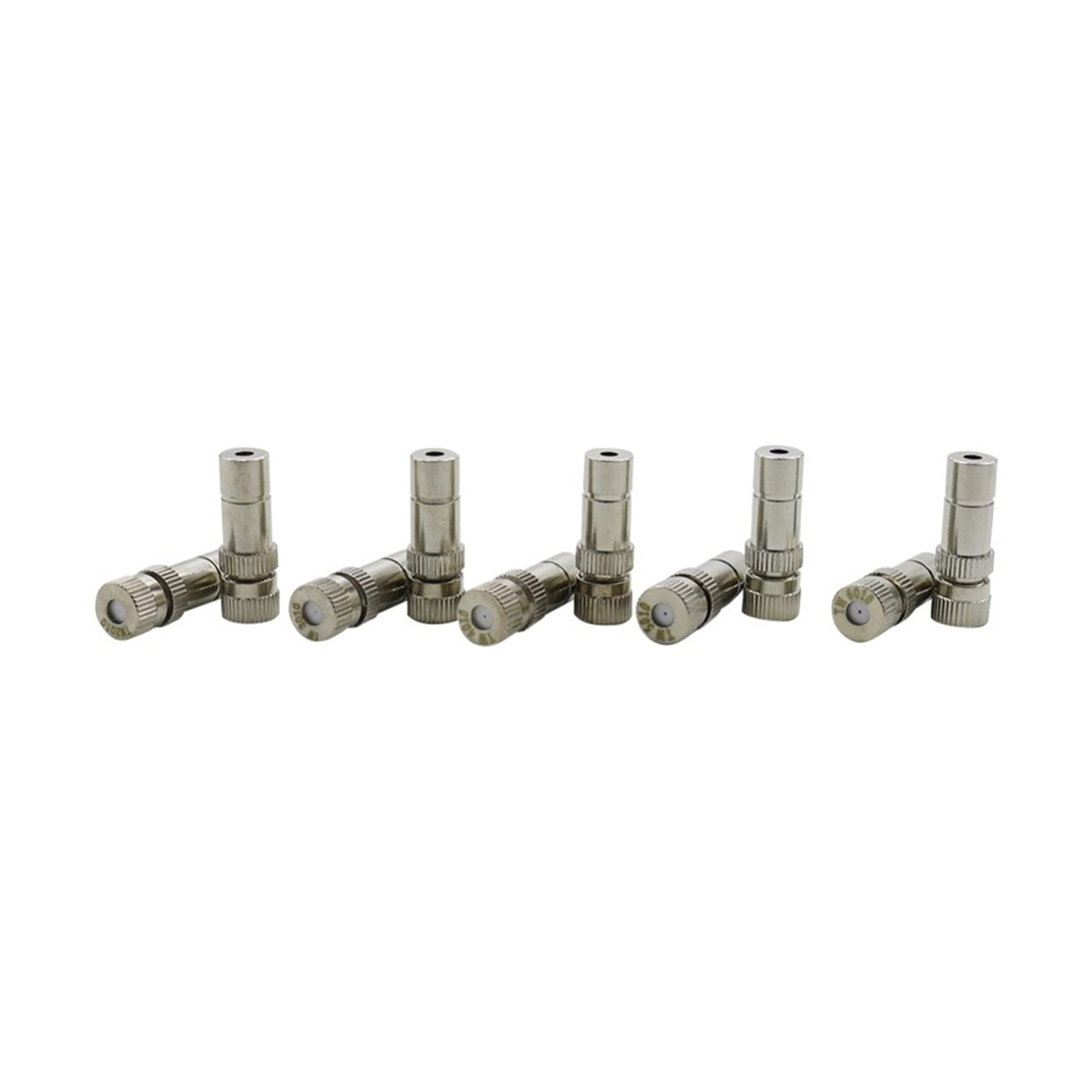 System nawadniania zraszaczy ogrodowych 5~20 BAR Dysza rozpylania niskiego ciśnienia 0,2-0.6mm Opryskiwacz cieplarniany Anti-Drip Ultra-Fine Atomization Dysza 40 szt (Color : 0.6mm)