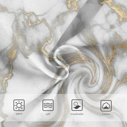 Toddler Panties, Marble White Cotton Underwear Girls, 2–8 Years3