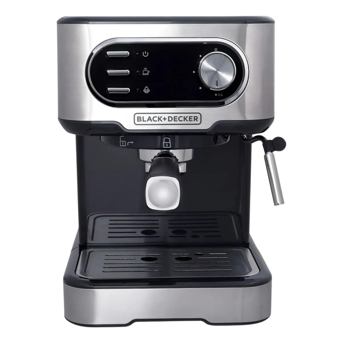 BLACK+DECKER Cafeteira Elétrica, Compatível com Cápsulas Nespresso e Dolce Gusto, Até 2 Xícaras de Café Simultâneas, 220 V, Modelo CE1100G-B2