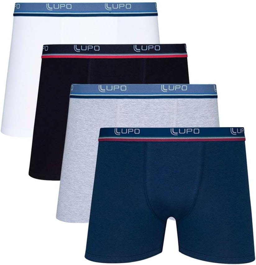 Kit 4 Cuecas Boxer Lupo Algodão Sortida Tamanho em promoção! Veja a oferta e mais achadinhos de Moda íntima Hoje é o melhor dia para comprar Kit 4 Cuecas Boxer Lupo Algodão Sortida Tamanho com aquele preço maroto! Promoção! Aproveite a oferta!