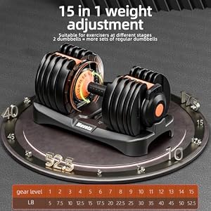 Moveta Adjustable Dumbbells Set of 2,Free Weights Dumbbells Set — photo 4 of 6