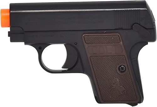 CyberGun - Pistola Colt de perdigones con resortes, calibre .25