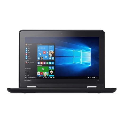 Lenovo Thinkpad Yoga 11e Laptop 11.6" Touchscreen PC Intel Quad Core Processor 128GB Solid State Drive 4GB DDR3 RAM, HD Webcam, LED, HDMI, Bluetooth, Windows 10 Home (Renewed)