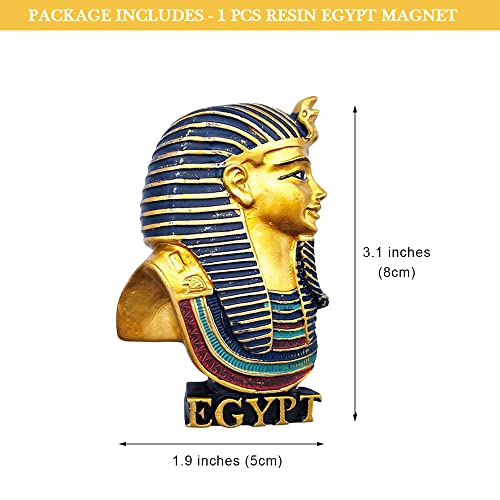 Imán Decorativo Rectangular de Faraón Egipcio miniatura 2