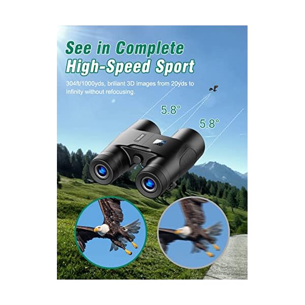 APEXEL 10X42 Autofokus Fernglas für Erwachsene und Kinder, Fixed Focus und Free Focus Fernglas mit Nachtsicht,BAK4/FMC… – Bild 5