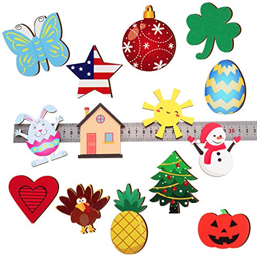 image for Jetec Seasonal Welcome Door Sign Interchangeable Welcome to Our Home H