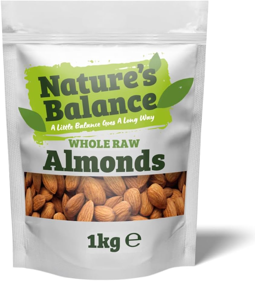 Nature's Balance Whole California Raw Almonds 1kg