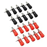 bananenstecker buchse wand 3. Hochwertiger Verstärker-Anschluss-Verbindungsklemme-Pfosten-Bananenstecker-Jack-Berg.