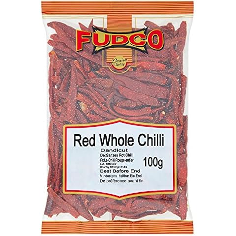 Fudco Red Whole Chilli, 100g Cover