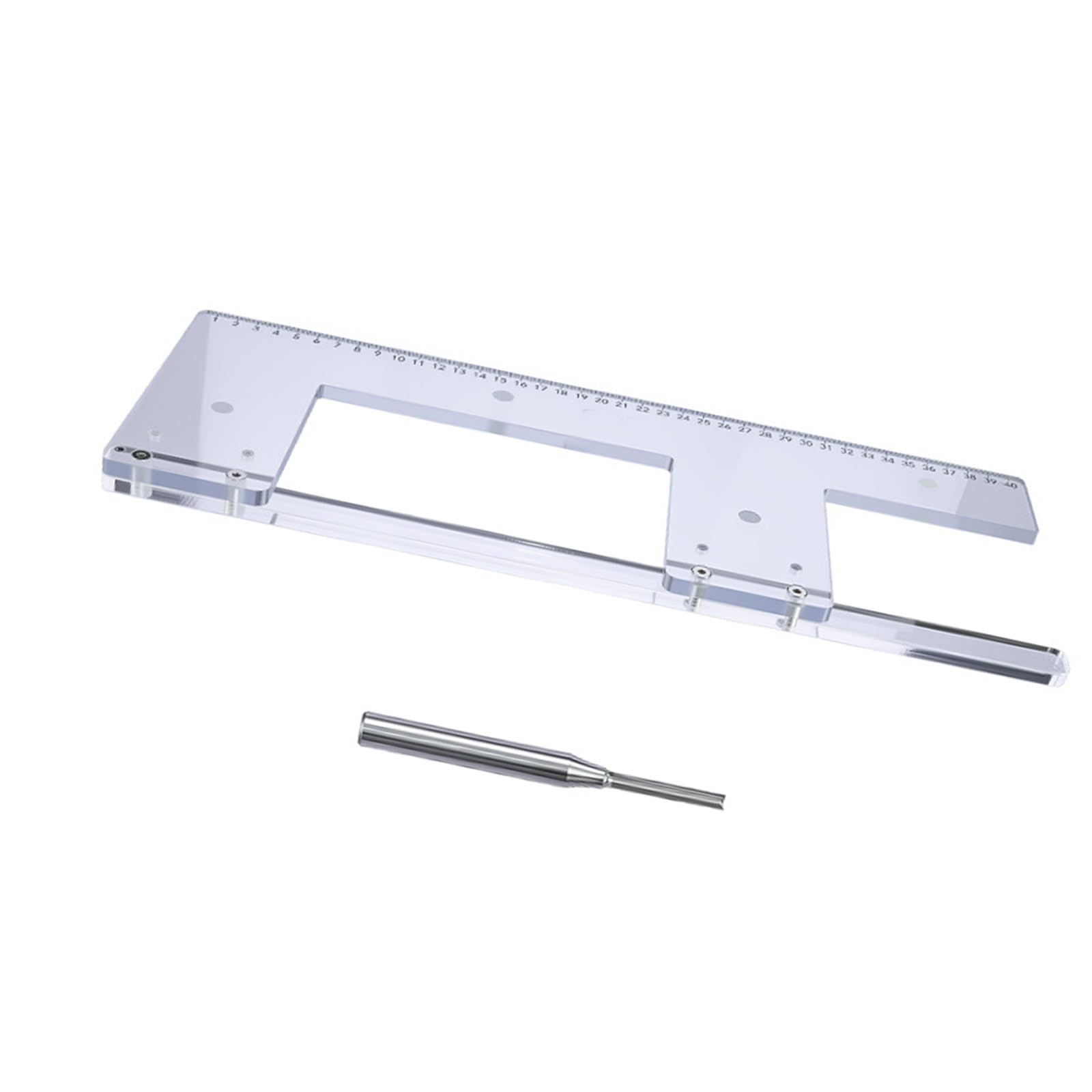 Zepfjhe 3Mm Straight Set Large Drawer Panel Installation Clip For Furniture Front Panel Positioning Mount Woodworking Fixing Clamp Accessories Workshop Slotting Template