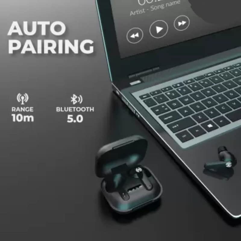 Image of Raptas1 ๐ฌ๐ฒ๐ฎ๐ฟ ๐๐
๐ฐ๐น๐๐๐ถ๐๐ฒ ๐ช๐ฎ๐ฟ๐ฟ๐ฎ๐ป๐๐ Wireless Bluetooth Earbuds with Charging Case | in-Ear Headphones with Touch Controls, Built-in Microphone for Music, Calls, Workouts & Travel