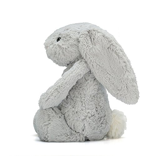 (未使用･未開封品)　（ジェリーキャット） バシュフル　バニー　M ぬいぐるみ  ウサギ 座高20cm シルバー 60wa65s Amazon.co.jp: Jellycat（ジェリーキャット） バシュフル バニー