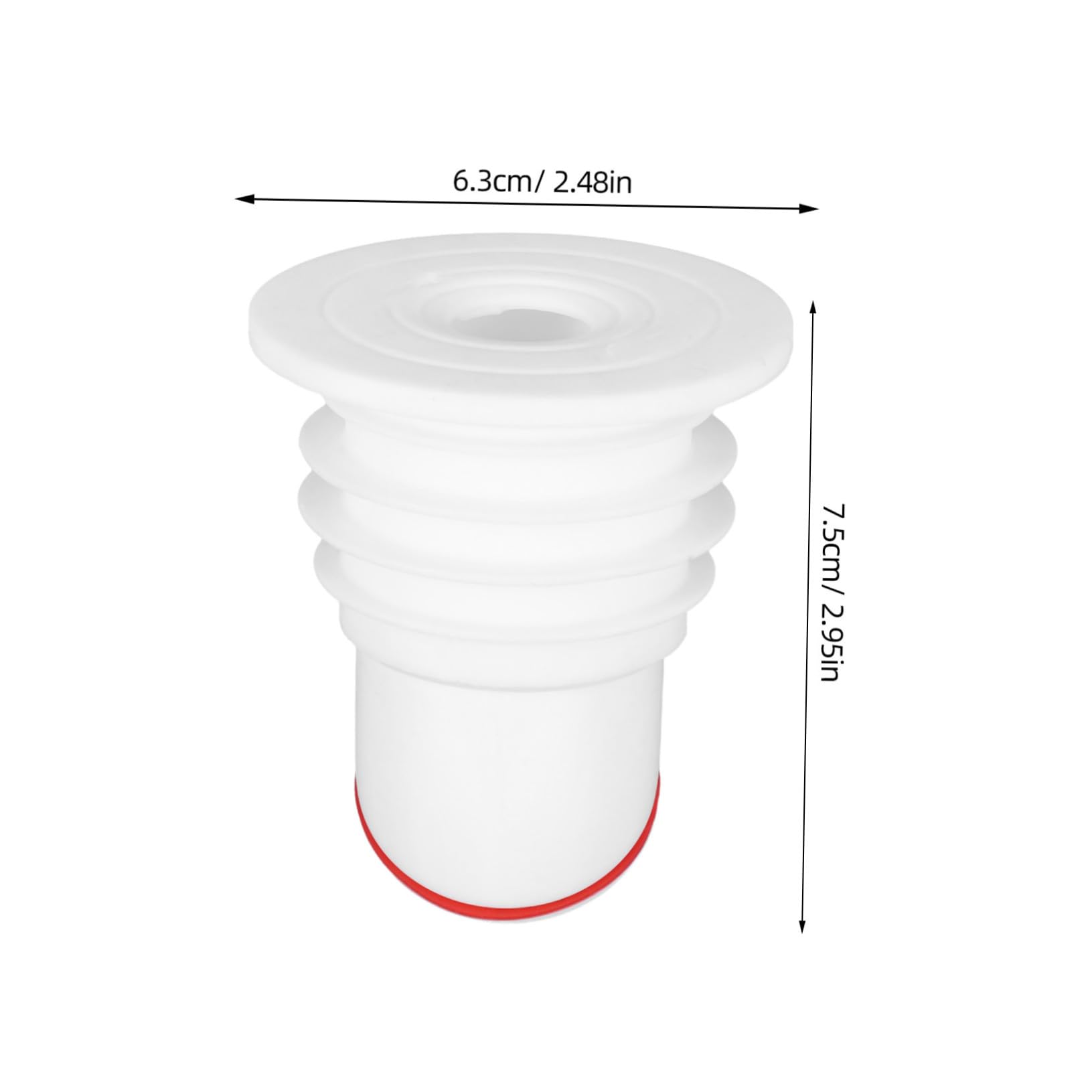 Uonlytech 5piezas Tapón De Sellado De Drenaje De Antiodor para Lavabos y Duchas Compatible Tuberías De Previene El Reflujo y Bloquea Olores Diseño Elegante y Duradero