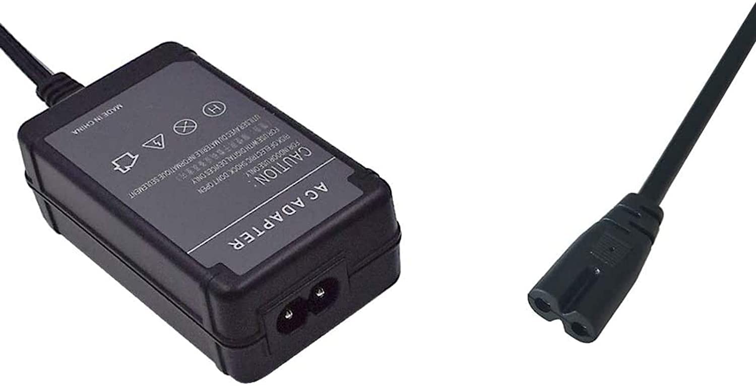 AC-L100 - Alimentatore di rete compatibile con Sony Handycam DCR-TRV103 TRV130 TRV150, CCD-TRV108 TRV118 TRV128, ricambio AC-L10A L10B AC-L15A L15B AC-L100A L100B L100C
