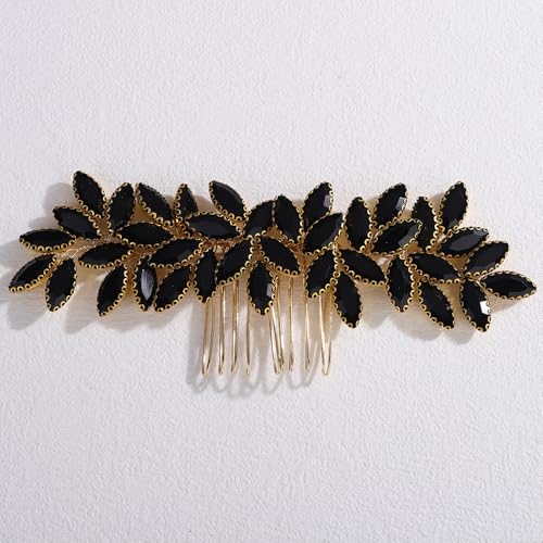 Peine para cabello con cristales delicados 14 cm miniatura 2