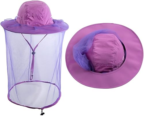 Vista 28 de Sombrero de red para la cabeza, apicultor de apicultura, velo, sombrero de malla de caza, gorra de capó de capó de atrapador de abejas, disfraz