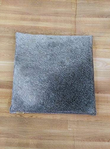 Zerimar Coussin en Cuir de Vache Premium | Mesures: 35x35 cm | Coussin Decoration Canapé | Coussin de Peau | Coussin Decoration Chambre Cover