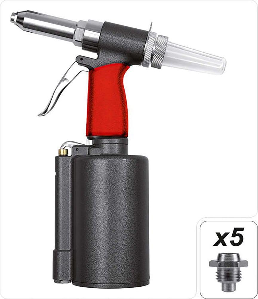 Druckluft Nietpistole Blindnietpistole Nietgerät Nietzange Nieten 2,4-6,4 mm Blindnietgerät pneumatisch Nietzange