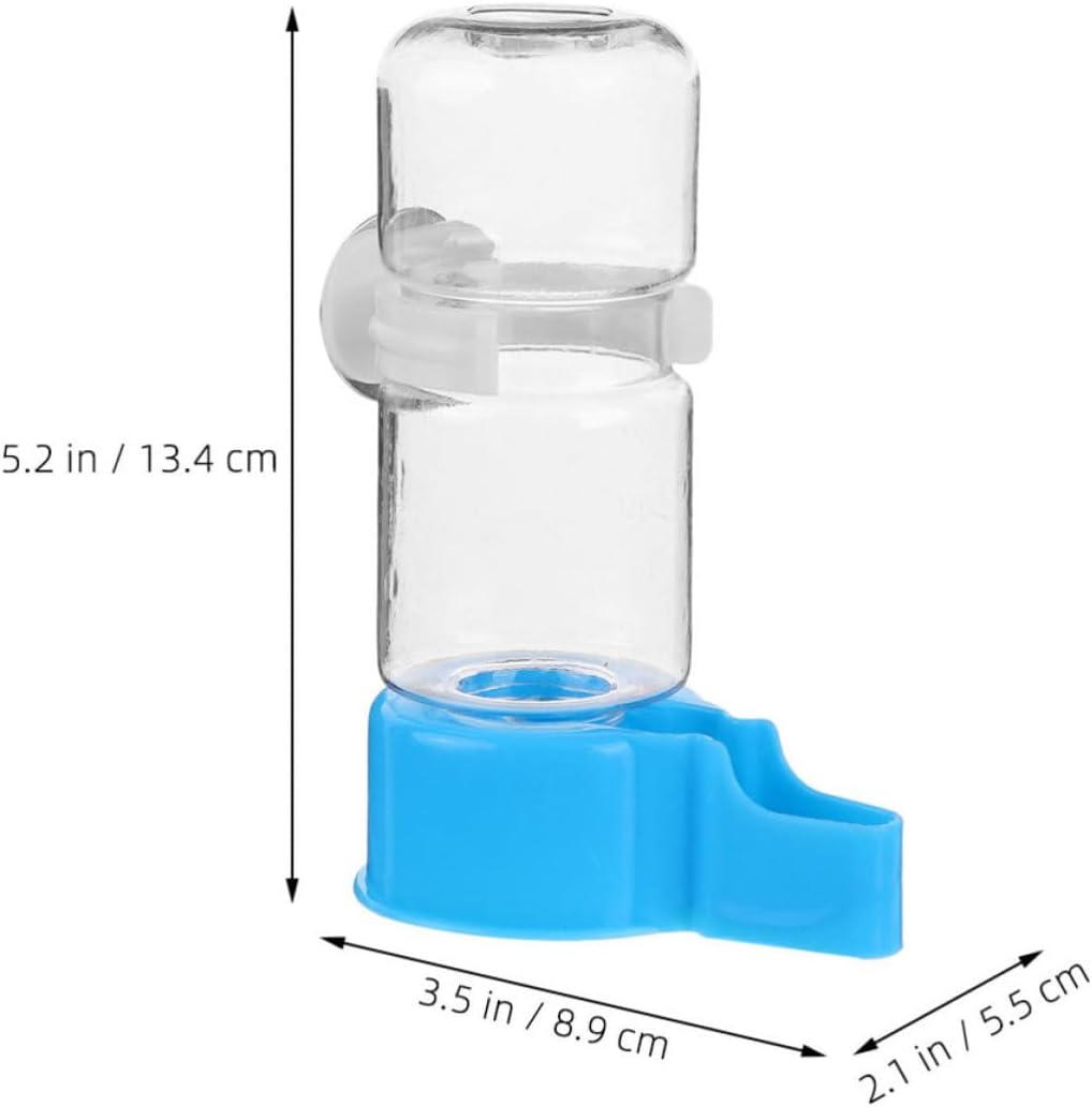 SUPVOX 3pcs Automatic Bird Water Bottle Large Capacity, Multifunctional Design Plastic and Metal Bird Drinking Accessory for Parakeet Cage Water Feeder in Bird Supplies