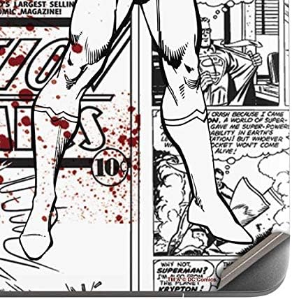 Skinit Decal Laptop Skin Compatible with MacBook Air 13in (2020) - Officially Licensed DC Comics Superman Comic Pattern Logo in Red Design