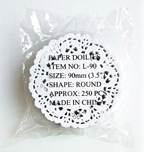 Round Paper Lace Doilies 3.5 Inch Pack Of 250 Pcs By Chicieve #TOP6