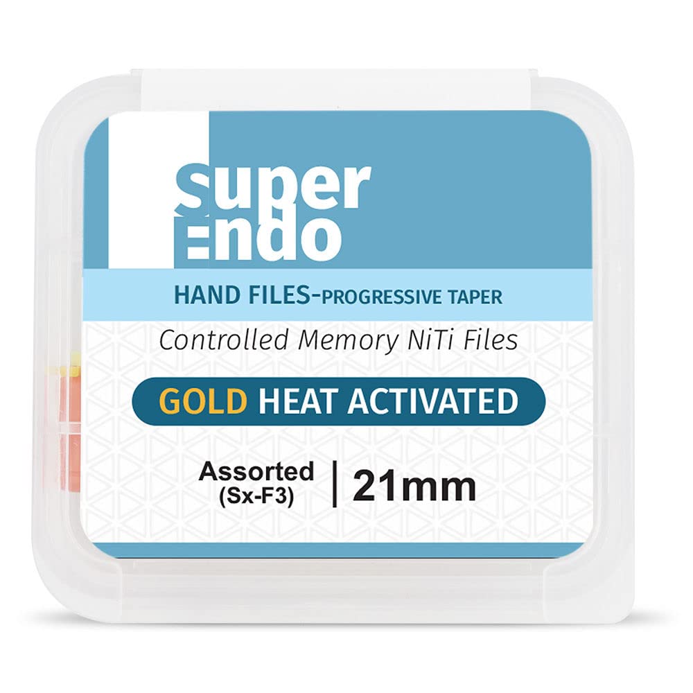 SuperEndo Gold Hand Protaper Files # 21mm (F4) (B09R9KRC6B) Amazon Price History, Amazon Price Tracker