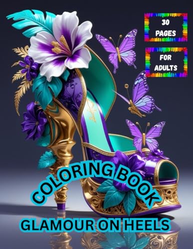 Relaxing Heels Coloring Book for Stress Relief Relaxing Heels Coloring Book for Stress Relief