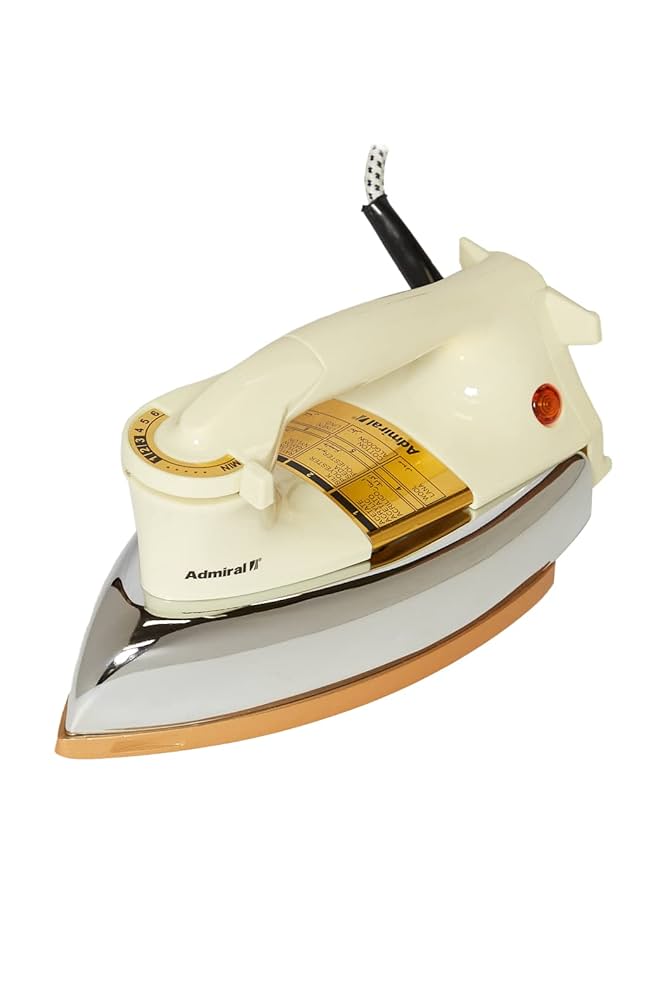 Admiral Heavy Weight Dry Iron, 2400 Input Watt with Ceramic
