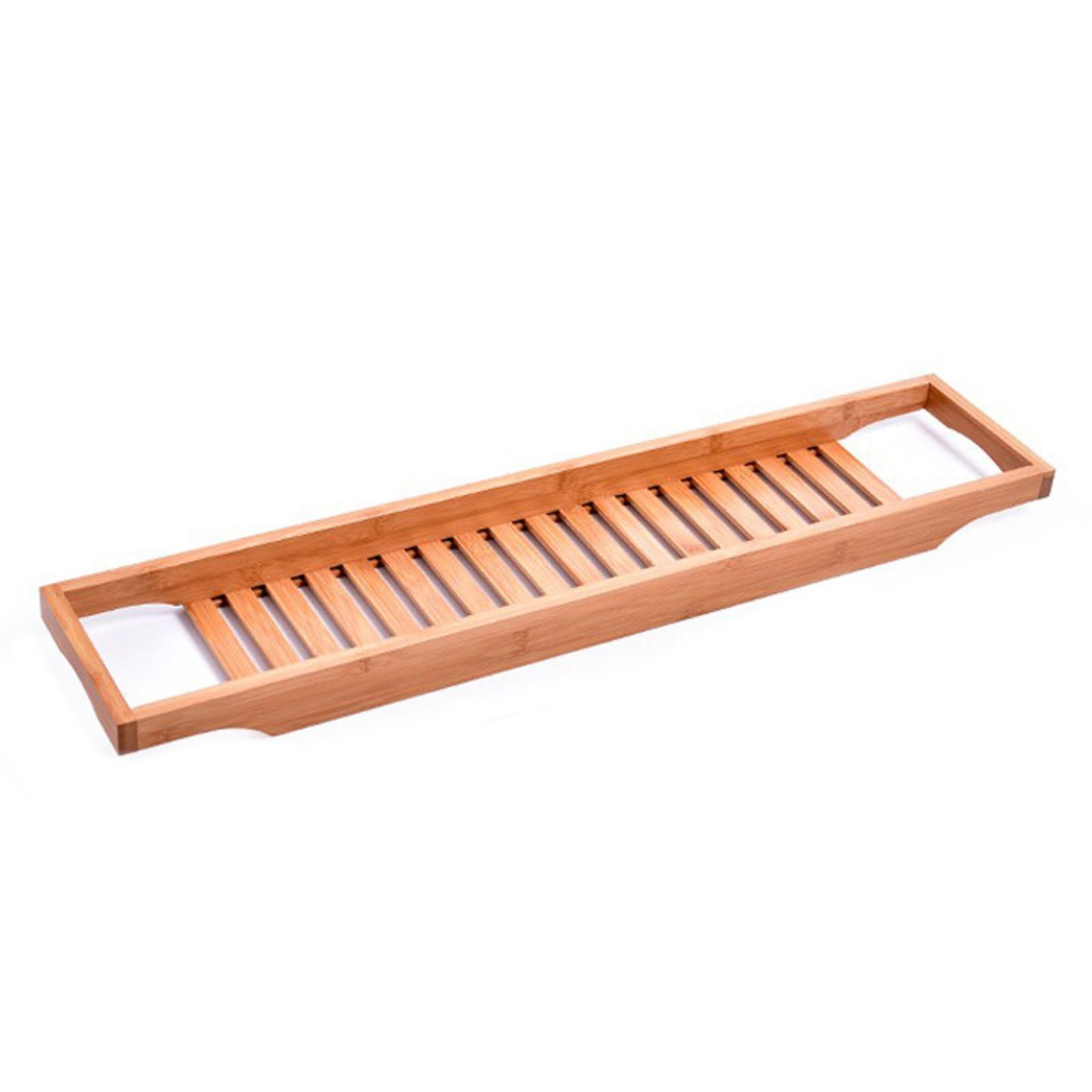 Machtiging Bathtub Rack Bathroom Shelf,Bath Rack Trays,Bamboo Bath Tray For Tub,No Drilling,Multifunctional,With Drainage,For Candle Towel,Book,Wine,Phone,Shower