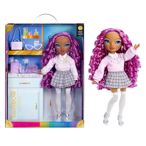 Rainbow High Hair Studio|Studio de coiffure - 1 poupée 27 cm + produits
