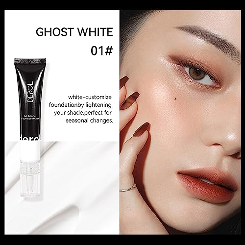 Liquid Foundation Mixer, Colour Corrector Blue Foundation for Mature Skin Make Up Foundations Shade Adjuster - Image 2