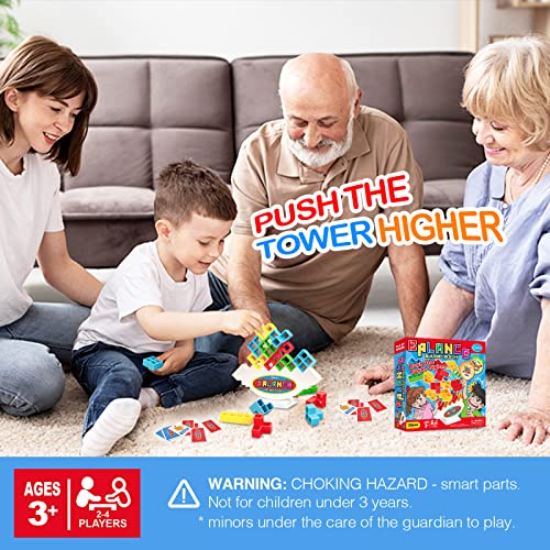 iYuePeng-32-Pcs-Tetra-Balance-Tower-Stacking-Games-Team-Building-Blocks-Board-Game-for-Kids-Adult-Drop-The-Pile-of-Tower-STEM-Toys-for-2-Players-Family-Parties-Travel iYuePeng 32 Pcs Tetra Balance Tower Stacking Games Team Building Blocks Board Game for Kids Adult Drop The Pile of Tower STEM Toys for 2 Players Family Parties Travel