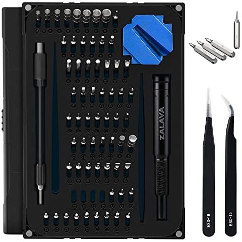 71 in 1 with 64 Bits Precision screwdriver Set,Electronics Magnetic Repair Tool Kit For Computer Repair Tool Kit With Extension Rod,For Laptop,Phone,Watch,Computer,Switch,Glasses Etc Cover
