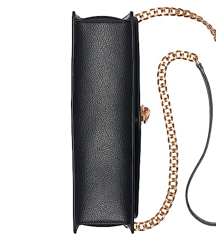 Image of DKNY Women's Elissa Leather Shoulder Bag with Logo Charm