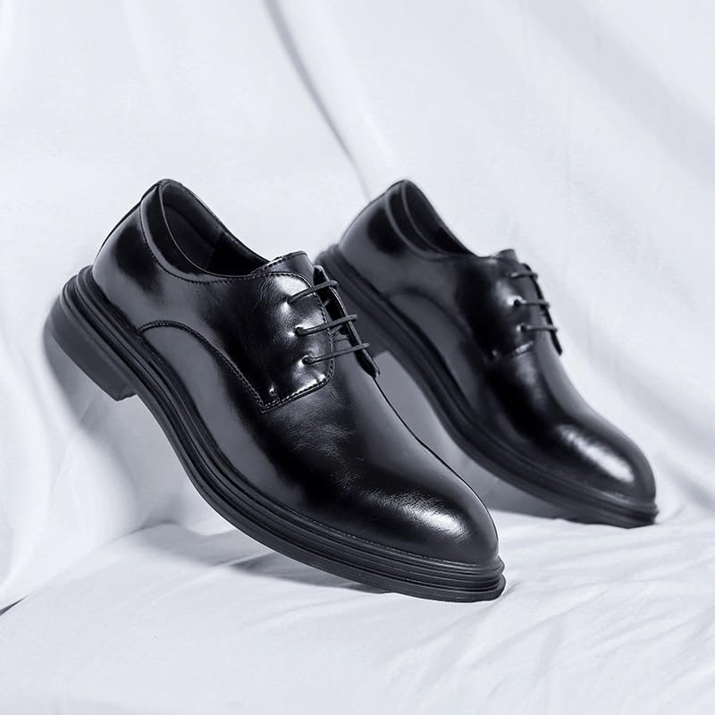 Dress Oxford Shoes for Mens Italian Oxford Shoes for Men Casual Shoes for Men Dress Shoes for Men Business Suit Wedding Dress The Office Anti-Slip Low Top Non Slip Prom3