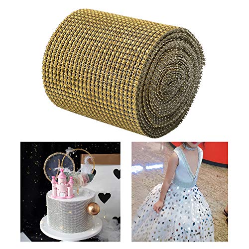 Ruban de mariage strass 9m pour sublimer vos gâteaux d'anniversaire et décorations de fête