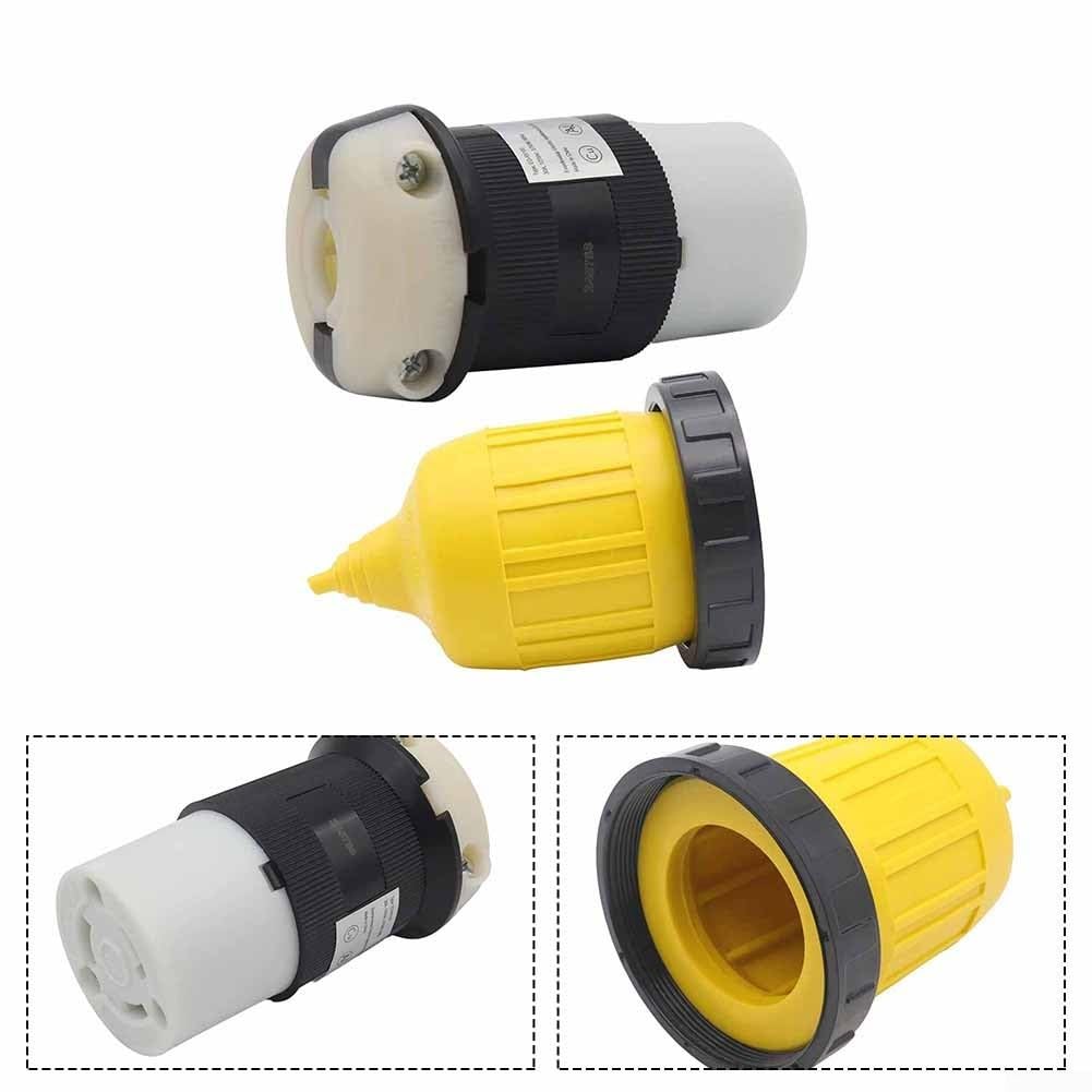 Presa di alimentazione efficiente da 30 Amp 125 V per camper e barche copertura impermeabile
