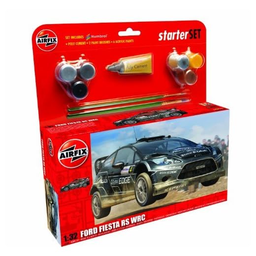 Airfix A55302 Ford Fiesta WRC 1:32 Scale Model Large Starter Set by Airfix