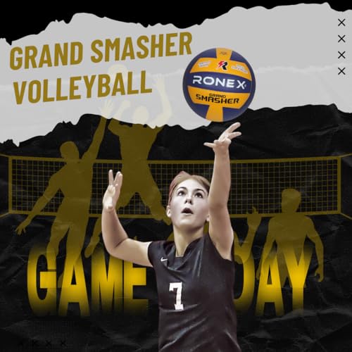 Image of Ronex Volleyball Grand Smasher Volley Ball Polyurethane (PU) Size 4