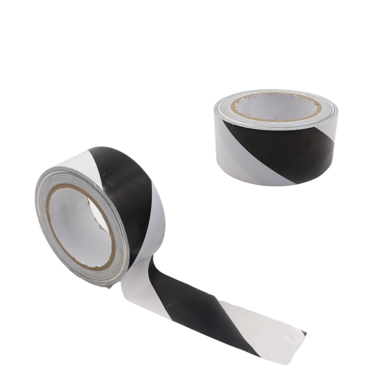 Ludom Lot de 3 rubans d'avertissement en PVC - Noir et blanc - Pour le marquage des sols, des murs, des tuyaux et des appareils