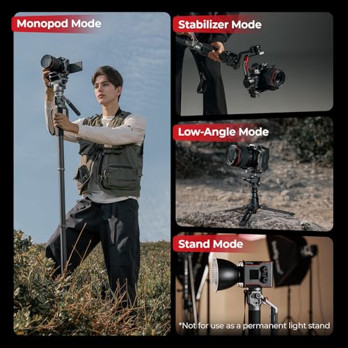 SmallRig 68.9"/ 175cm Carbon Fiber Video Monopod for Camera - image 8