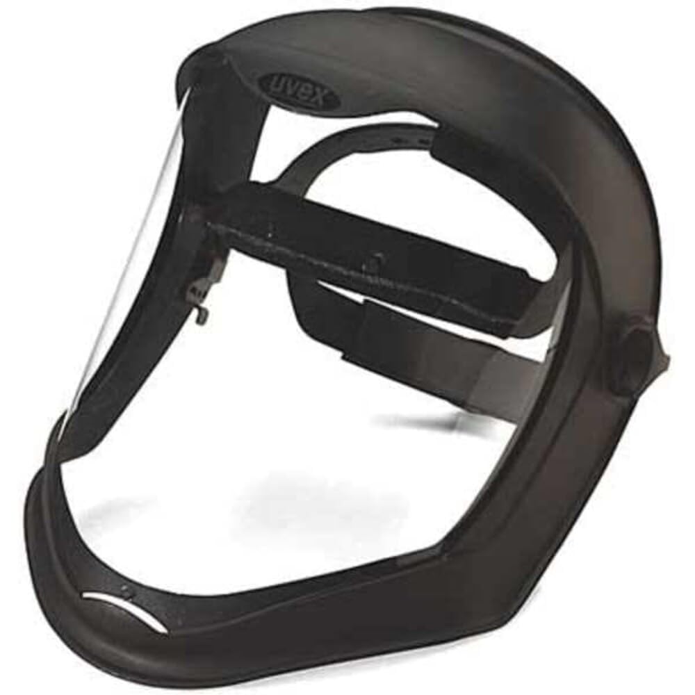 Uvex Bionic Face Shield with Clear Polycarbonate Visor and Anti-Fog/Hard Coat (S8510)