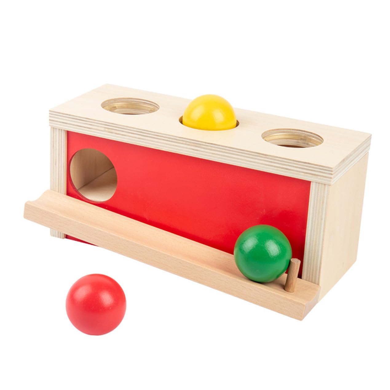 Juguete Educativo de Madera para Decoracion Colegio Coordinación Mano-Ojo y Desarrollo de Fuerza en Brazos Adecuado para Educación Infantil y Preescolar