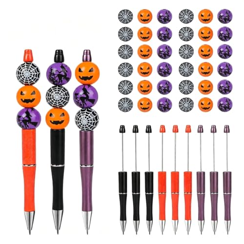 ChayWillow Halloween DIY Beadable Ballpoint Pen Set, 9Pcs - image 1