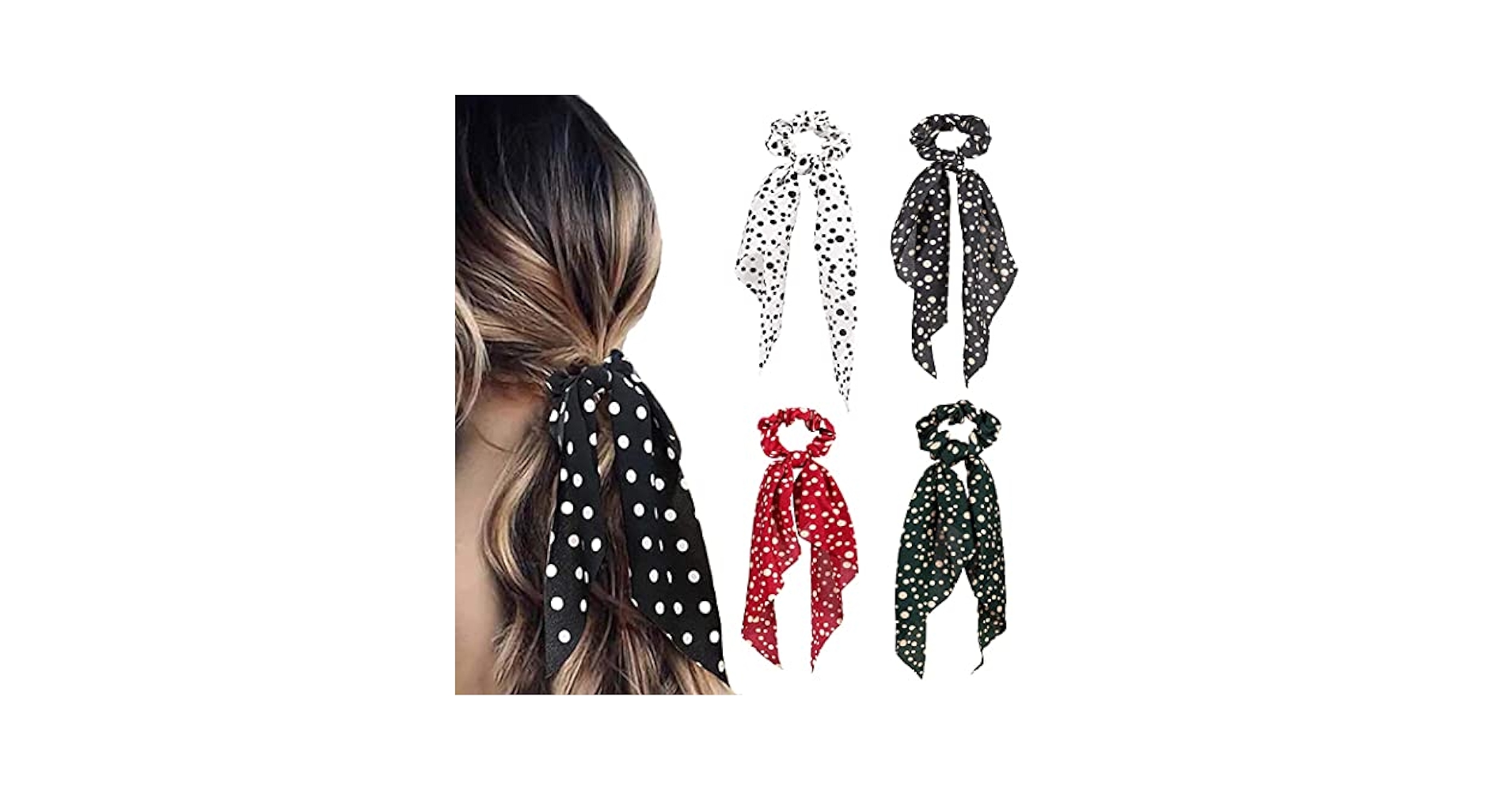 ショウタロウ　リズコ　シュシュ SCRUNCHIE Amazon.com : Mouse Ear Scrunchies for Hair, Funtopia 9 Pcs