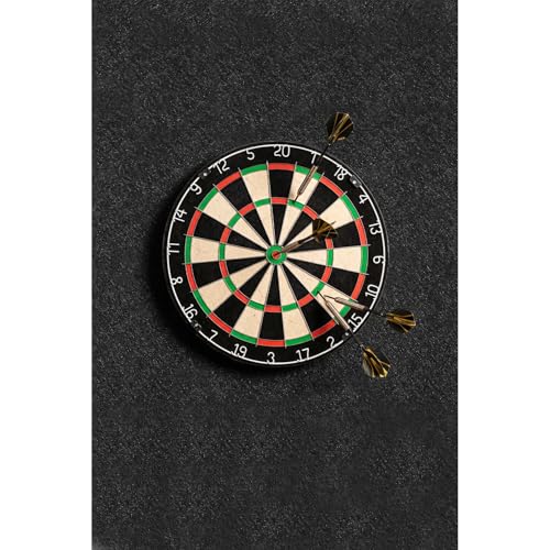 Dart Board Wall Protector Self-Adhesive Felt Backboards for Dart Foldable Felt Board Wall Protection Durable Dartboard Surround Thickened Dart Board Surround Cork Boards for Walls(60cm x 90cm)