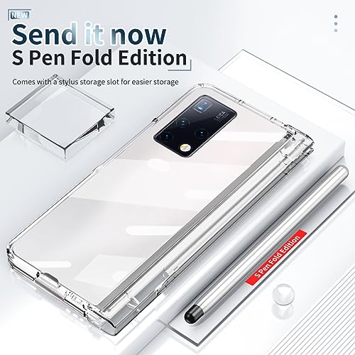 Coque Huawei Mate X2 transparente intégrale avec protège-écran et porte-stylet