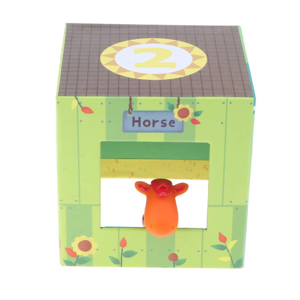 Lote de 12 bloques de madera de colores para niños, apilables