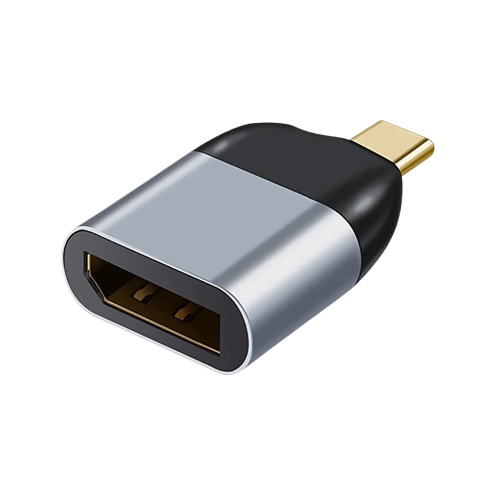TY>pe C to USB Splitter to V/GA DP 4K 3 HDMI-Compatible Docking Station Adapter with PD100W Gen2 RJ45 Connector(Type-C to DP)